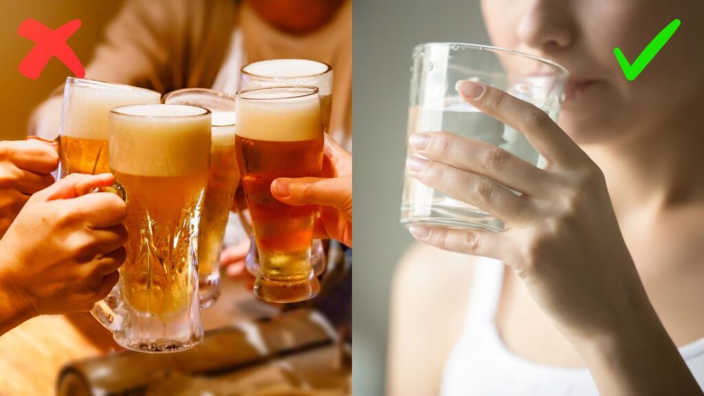ฉีดวิตามินผิว งดกินเบียร์ ดื่มน้ำเยอะ ๆ